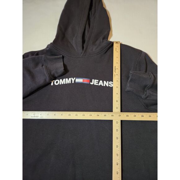 Tommy Jeans Pocketless Hoodie Men's size Medium Black - Picture 5 of 9